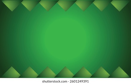 Seamless zig zag pattern with green background
