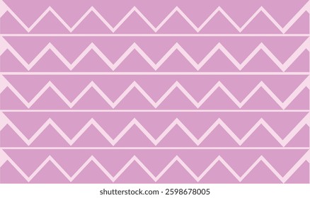 Seamless zig zag pattern with pink and purple