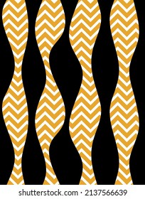 Seamless zig zag pattern. Vector Illustration.