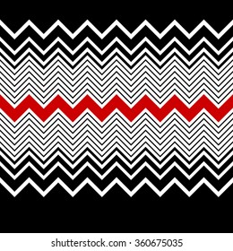 Seamless Zig Zag Pattern. Vector Abstract Background