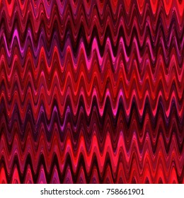 Seamless Zigzag Background. Hand Drawn Waves in Watercolor Style. Seamless Fashion Print Design Pattern. Cover, Fabric Design Texture.