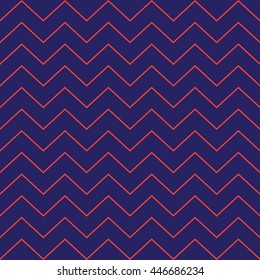 seamless zigzag chevron background, vector pattern
