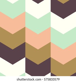 Seamless zigzag chevron pattern