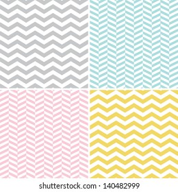 Seamless Zigzag (Chevron) Patterns