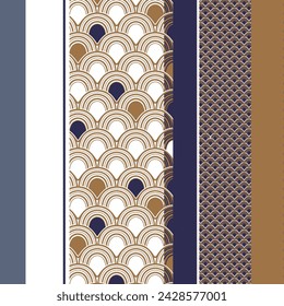 Seamless zigzag chevron textile pattern svg