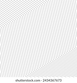 Seamless zigzag lines pattern, black and white stripes.Optical illusion zigzag effect.Geometric tile in op art. Futuristic and vibrant design,vector background.