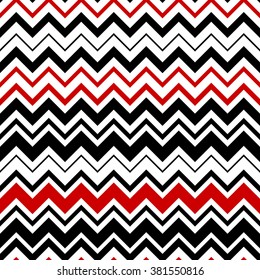 Seamless ZigZag Pattern. Abstract  Chevron Background. Vector Regular Texture