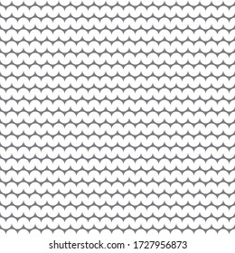 Seamless zigzag pattern, abstract monochrome background