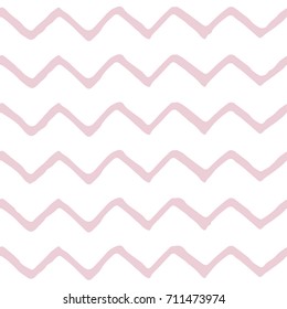 Seamless zigzag pattern. Ballet Slipper color. Vector illustration
