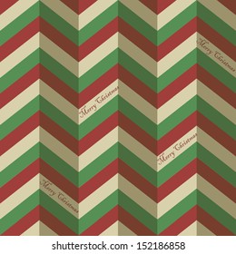 Seamless zigzag pattern for a Christmas wrapping paper