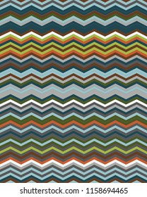 Seamless zigzag pattern, colorful vector abstract background, trendy textile, fabric, wrapping

