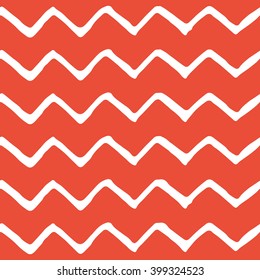 Seamless zigzag pattern. Fiesta color. Vector illustration