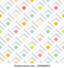 Seamless ZigZag Pattern. Seamless grid Pattern. Abstract colorful Background. Wavy background. Oriental background.Vector Regular Texture.