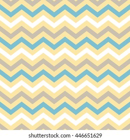 Seamless Zigzag pattern in pastel colors. Vector background