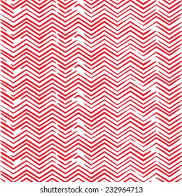 Seamless Zigzag Pattern Red Vector Image Stock Vector (Royalty Free ...