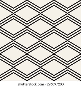 Seamless zigzag pattern. Repeating vector texture. Graphic striped background.