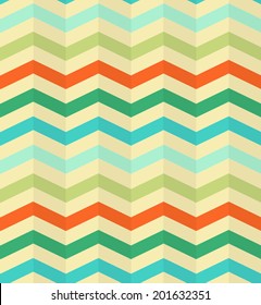 Seamless zigzag pattern, vector background