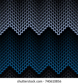 Seamless zigzag pattern. Vector illustration