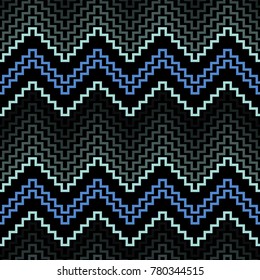 Seamless zigzag pattern. Vector illustration