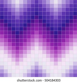 Seamless zigzag tile texture in purple and blue smooth gradient.