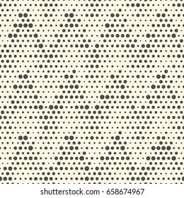 Seamless Zigzag Wallpaper. Abstract Dots Texture. Vector Monochrome Background