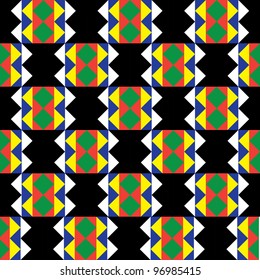 Seamless Zulu Pattern