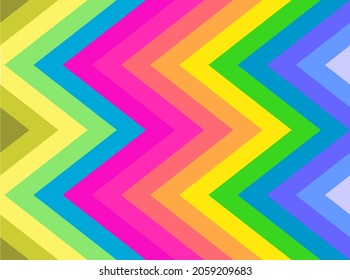 seamless-chandy-triangle-pattern. High resolution computer generated abstract illustration design featuring a random pattern of circle shapes surrounded with rings in bright and cheerful hues of purpl