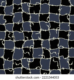 seamlessly continuous barbed wire pattern,