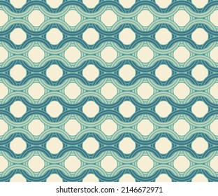 Seamlessly interlaced chain pattern background, suitable for decoration, printing, fabric, and textile