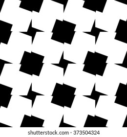 Seamlessly repeatable abstract geometric pattern, background. Editable vector.