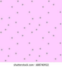 Seamlessly repeatable abstract pattern of stars / Modern Geometric Star Pattern on pink background /Seamless pattern with stars background,vector eps.10