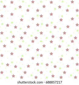Seamlessly repeatable abstract pattern of stars / Modern Geometric Star Pattern background