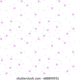 Seamlessly repeatable abstract pattern of stars / Modern Geometric Star Pattern background