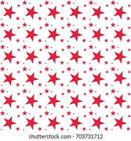 Seamlessly repeatable abstract pattern of stars / Modern Geometric Star ,vector EPS 10