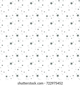Seamlessly repeatable abstract pattern of stars / Modern Geometric Star Pattern background