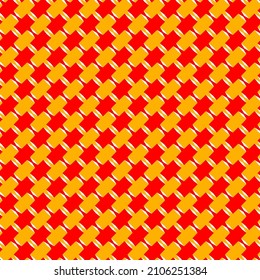 Seamlessly repeatable geometric duotone colorful pattern, texture, background