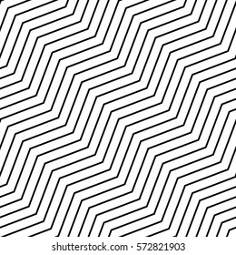 Seamlessly repeatable geometric monochrome pattern with distorted lines