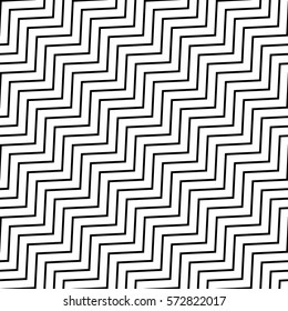 Seamlessly repeatable geometric monochrome pattern with distorted lines