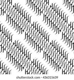 Seamlessly repeatable geometric pattern, abstract monochrome background, texture