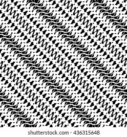 Seamlessly repeatable geometric pattern, abstract monochrome background, texture