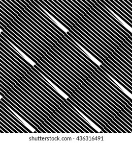 Seamlessly repeatable geometric pattern, abstract monochrome background, texture