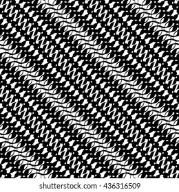 Seamlessly repeatable geometric pattern, abstract monochrome background, texture