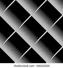 Seamlessly repeatable geometric pattern, abstract monochrome background, texture