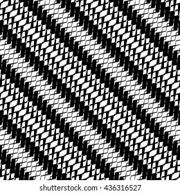 Seamlessly repeatable geometric pattern, abstract monochrome background, texture