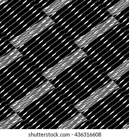 Seamlessly repeatable geometric pattern, abstract monochrome background, texture