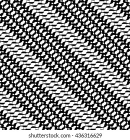 Seamlessly repeatable geometric pattern, abstract monochrome background, texture
