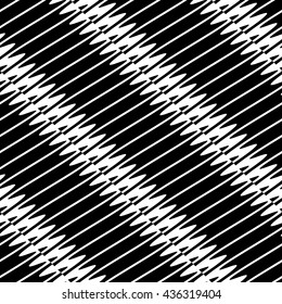 Seamlessly repeatable geometric pattern - Abstract monochrome background, texture