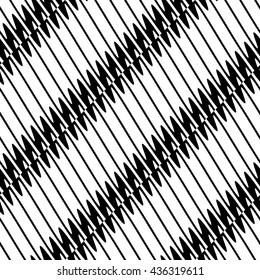 Seamlessly repeatable geometric pattern - Abstract monochrome background, texture