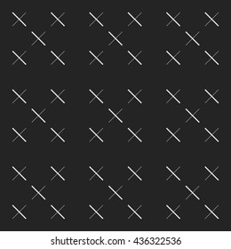 Seamlessly repeatable geometric pattern - Abstract monochrome background, texture