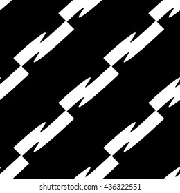 Seamlessly repeatable geometric pattern - Abstract monochrome background, texture